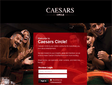 Tablet Screenshot of caesarscircle.com